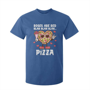 Valentine's Day T Shirt For Kid Roses Are Red Blah Pizza Funny Food Lover TS09 Royal Blue Print Your Wear