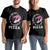 Valentine's Day Couple Matching T Shirt Roses Are Red Blah Skeleton Pizza Funny Food Lover TS09 Black Print Your Wear