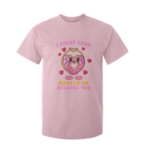 Valentine's Day T Shirt For Kid I Donut Know What I'd Do Without You TS09 Light Pink Print Your Wear