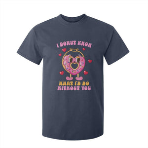 Valentine's Day T Shirt For Kid I Donut Know What I'd Do Without You TS09 Navy Print Your Wear