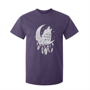 Valentine's Day T Shirt For Kid Love You To The Moon And Back Wolf TS09 Purple Print Your Wear