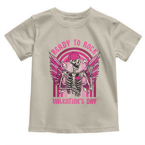 Skeleton Ready To Rock Valentine's Day Toddler T Shirt TS09 Sand Print Your Wear