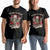 Valentine's Day Couple Matching T Shirt Skeleton Ready To Rock TS09 Black Print Your Wear