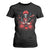 Valentine's Day T Shirt For Women Cool Skeleton Drummer Rock Lover TS09 Black Print Your Wear