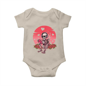 Anti Valentine's Day Baby Onesie Skeleton Gamer Video Game TS09 Sand Print Your Wear