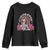 Anti Valentine's Day Youth Sweatshirt It's Cold Outside Like My Heart Skeleton TS09 Black Print Your Wear