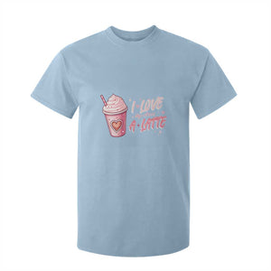 Valentine's Day T Shirt For Kid I Love My Class A Latte Teacher Coffee Lover TS09 Light Blue Print Your Wear