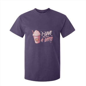 Valentine's Day T Shirt For Kid I Love My Class A Latte Teacher Coffee Lover TS09 Purple Print Your Wear