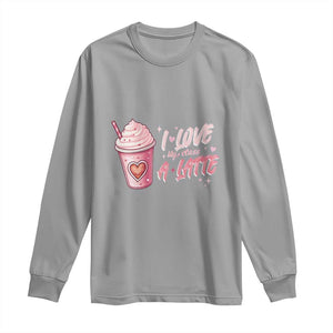 Valentine's Day Long Sleeve Shirt I Love My Class A Latte Teacher Coffee Lover TS09 Sport Gray Print Your Wear