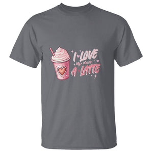 Valentine's Day T Shirt I Love My Class A Latte Teacher Coffee Lover TS09 Charcoal Printyourwear