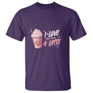 Valentine's Day T Shirt I Love My Class A Latte Teacher Coffee Lover TS09 Purple Printyourwear