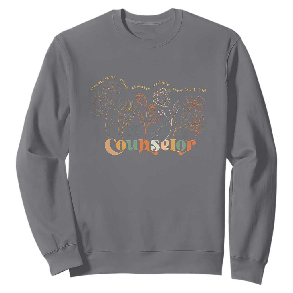 Mental Health School Psychologist Counselor Sweatshirt TS09 Charcoal Print Your Wear