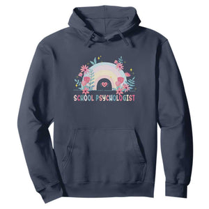 Mental Health School Psychologist Hoodie TS09 Navy Print Your Wear