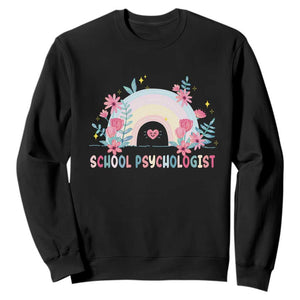Mental Health School Psychologist Sweatshirt TS09 Black Print Your Wear