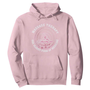 Massage Therapy Hoodie The Oldest Form of Healing Wellness Therapist TS09 Light Pink Print Your Wear