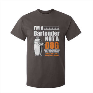 I'm A Bartender Not A Dog T Shirt For Kid TS09 Dark Chocolate Print Your Wear