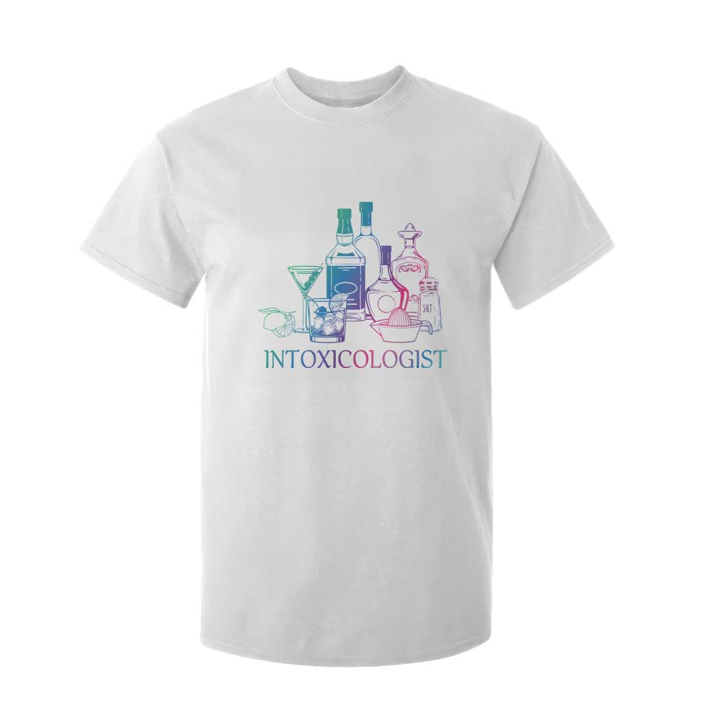 Funny Bartender Intoxicologist T Shirt For Kid TS09 White Print Your Wear