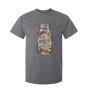 Drinking Powered By Pure Moonshine T Shirt For Kid TS09 Charcoal Print Your Wear