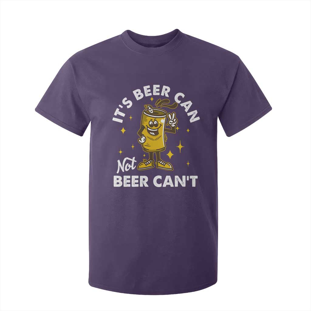 Funny Drinking T Shirt For Kid It's Beer Can Not Beer Can't TS09 Purple Print Your Wear