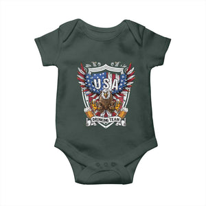 USA Drinking Team Baby Onesie TS09 Print Your Wear