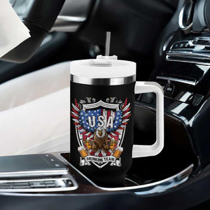 USA Drinking Team Tumbler With Handle TS09 Print Your Wear