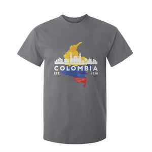 Colombian Pride T Shirt For Kid Colombia Est. 1810 TS09 Charcoal Print Your Wear