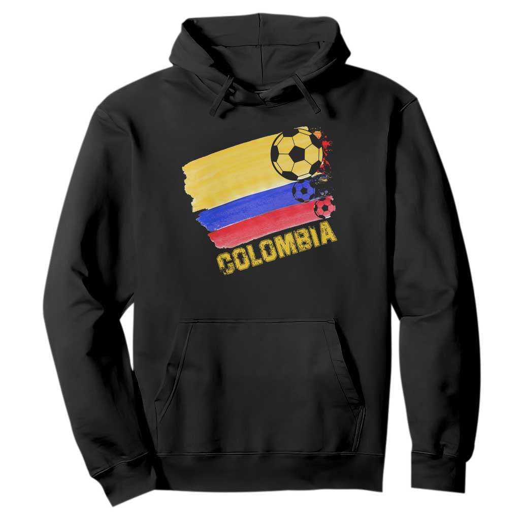 Colombian Colombia Soccer Support Hoodie TS09 Black Print Your Wear