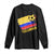 Colombian Colombia Soccer Support Long Sleeve Shirt TS09 Black Print Your Wear