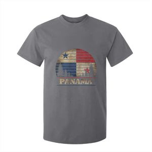 Panama Flag Pride T Shirt For Kid TS09 Charcoal Print Your Wear