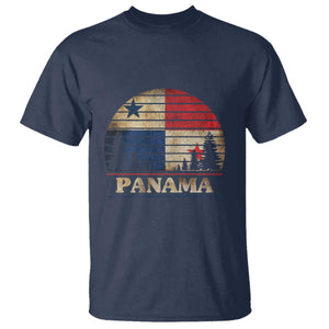 Panama Flag Pride T Shirt TS09 Navy Print Your Wear