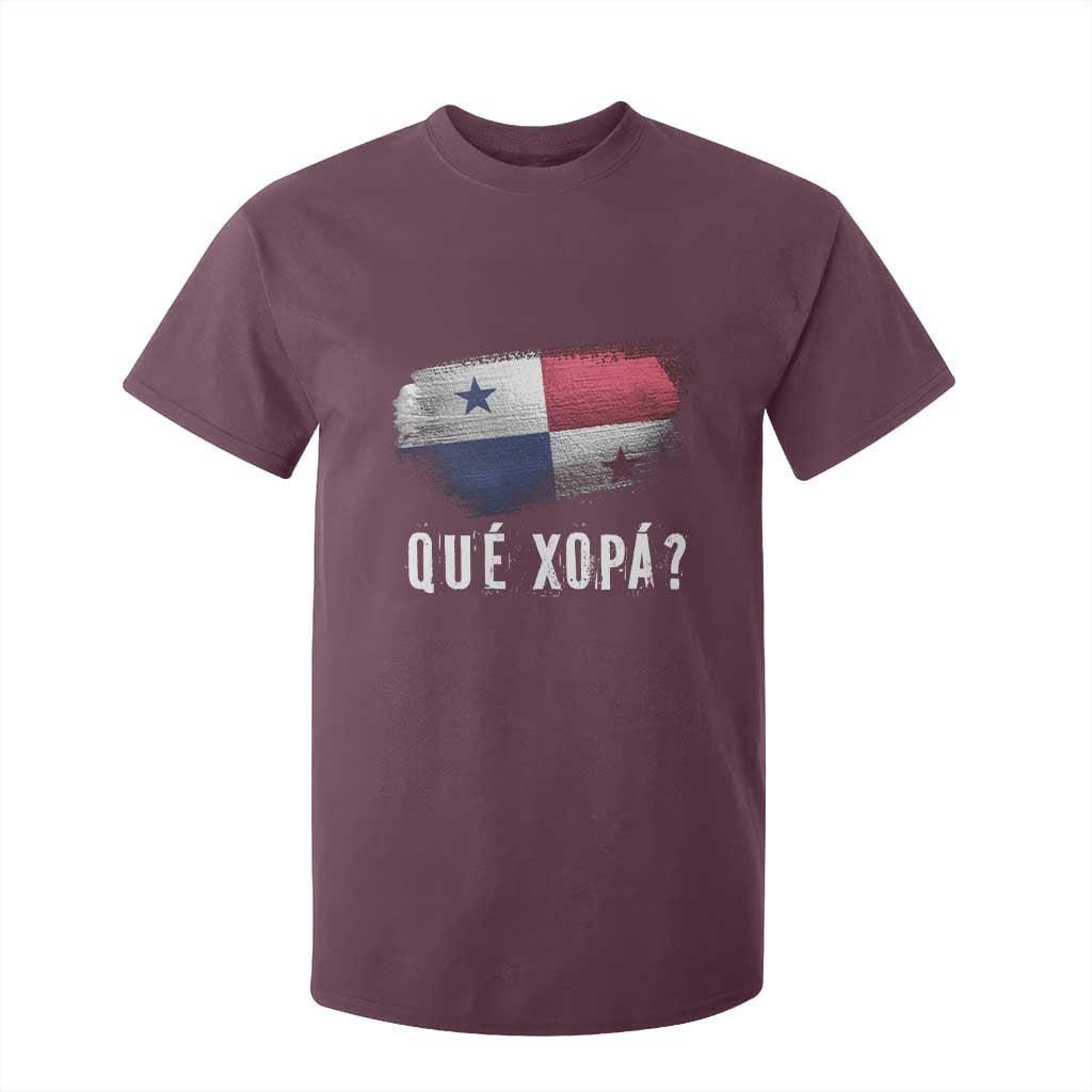 Funny Panama T Shirt For Kid Que Xopa What's Up Panamanian TS09 Maroon Print Your Wear