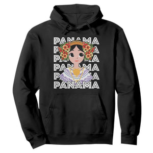 Panamanian Cultural Women Hoodie TS09 Black Print Your Wear