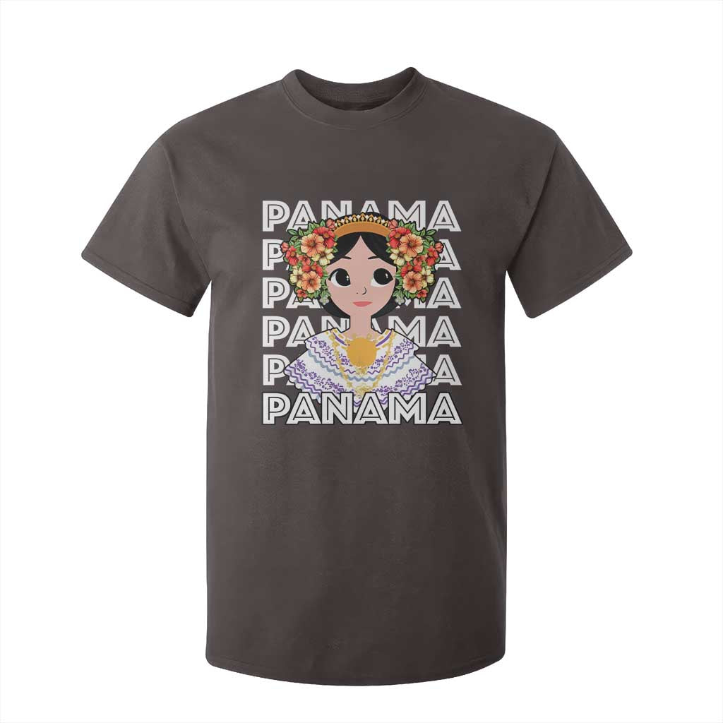 Panamanian Cultural Women T Shirt For Kid TS09 Dark Chocolate Print Your Wear