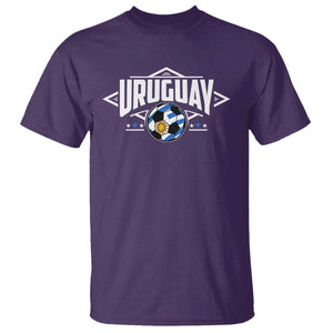 Uruguayan Uruguay Soccer Support T Shirt TS09 Purple Print Your Wear