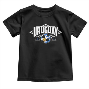 Uruguayan Uruguay Soccer Support Toddler T Shirt TS09 Black Print Your Wear