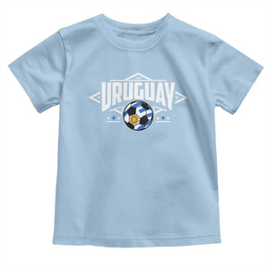 Uruguayan Uruguay Soccer Support Toddler T Shirt TS09 Light Blue Print Your Wear