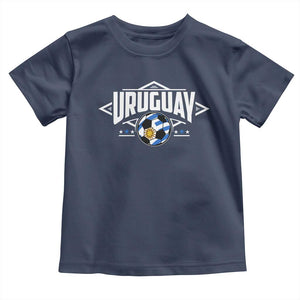 Uruguayan Uruguay Soccer Support Toddler T Shirt TS09 Navy Print Your Wear