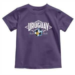 Uruguayan Uruguay Soccer Support Toddler T Shirt TS09 Purple Print Your Wear