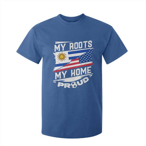 Uruguayan American T Shirt For Kid My Roots My Home Proud TS09 Royal Blue Print Your Wear