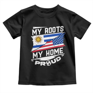 Uruguayan American Toddler T Shirt My Roots My Home Proud TS09 Black Print Your Wear