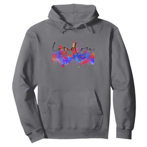 Traveling London Trip Hoodie TS09 Charcoal Print Your Wear