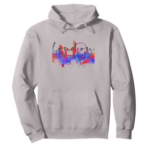 Traveling London Trip Hoodie TS09 Ice Gray Print Your Wear