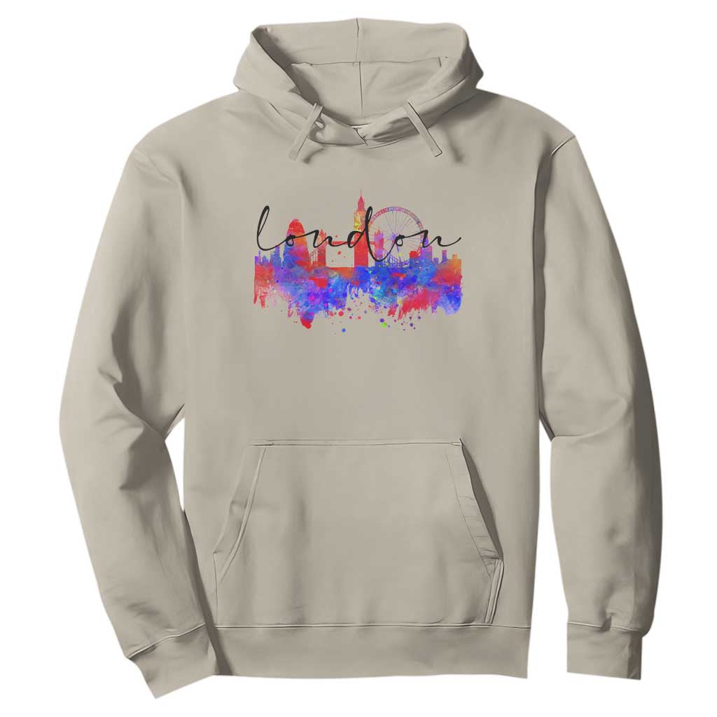 Traveling London Trip Hoodie TS09 Sand Print Your Wear