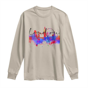 Traveling London Trip Long Sleeve Shirt TS09 Sand Print Your Wear