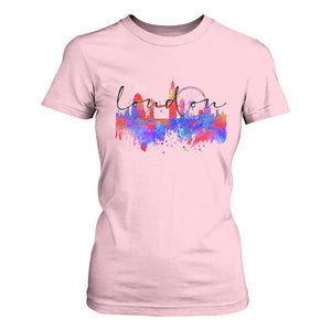 Traveling London Trip T Shirt For Women TS09 Light Pink Print Your Wear