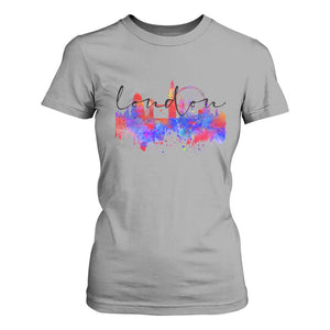 Traveling London Trip T Shirt For Women TS09 Sport Gray Print Your Wear