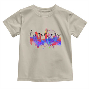 Traveling London Trip Toddler T Shirt TS09 Sand Print Your Wear