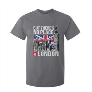 Traveling London Trip T Shirt For Kid But There's No Place Like London TS09 Charcoal Print Your Wear