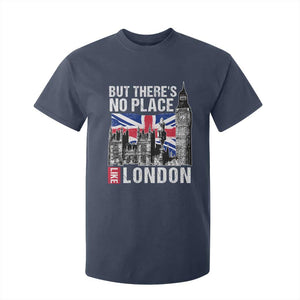 Traveling London Trip T Shirt For Kid But There's No Place Like London TS09 Navy Print Your Wear