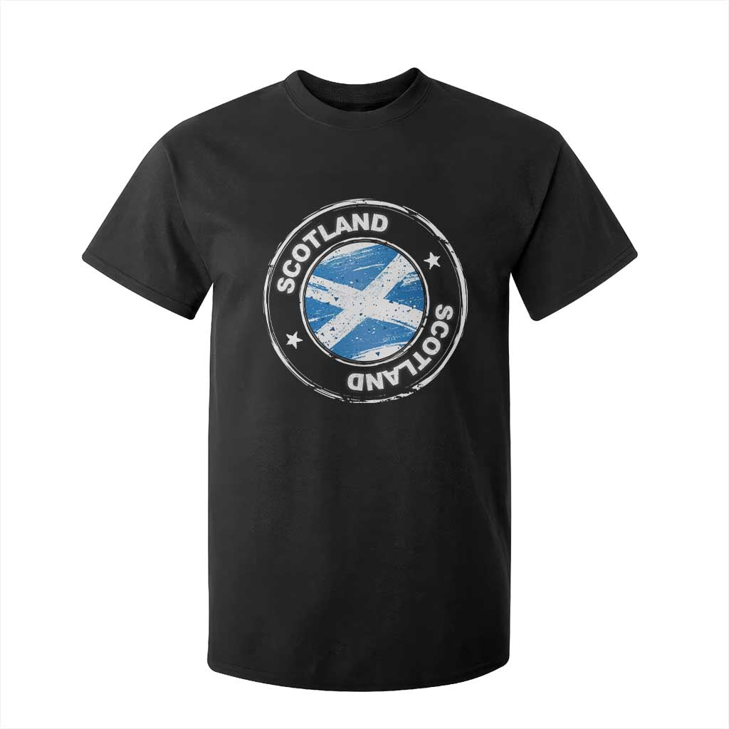 Scotland Flag Scottish Pride T Shirt For Kid TS09 Black Print Your Wear